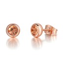 Boucles d'oreilles à clou pour femmes avec zircon H862 11