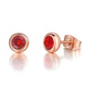 Boucles d'oreilles à clou pour femmes avec zircon H862 2