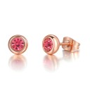Boucles d'oreilles à clou pour femmes avec zircon H862 8