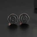 Boucles d'oreilles à clou pour femmes avec zircon 5