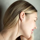 Boucles d'oreilles à clou pour femmes couronne 2