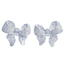 Boucles d'oreilles à clou pour femmes en forme de nœud 1