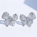 Boucles d'oreilles à clou pour femmes en forme de nœud 5