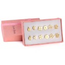 Boucles d'oreilles à clou pour femmes ensemble 5
