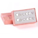 Boucles d'oreilles à clou pour femmes ensemble 10