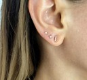Boucles d'oreilles à clou pour femmes ensemble de 3 pièces 2
