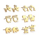 Boucles d'oreilles à clou pour femmes ensemble 1