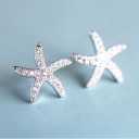 Boucles d'oreilles à clou pour femmes étoile de mer 3