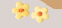 Boucles d'oreilles à clou pour femmes fleurs 2