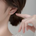 Boucles d'oreilles à clou pour femmes fleurs G964 2