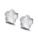 Boucles d'oreilles à clou pour femmes fleurs H762 6