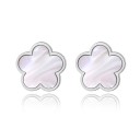 Boucles d'oreilles à clou pour femmes fleurs H762 1