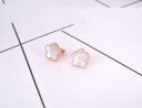 Boucles d'oreilles à clou pour femmes fleurs H762 4