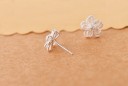 Boucles d'oreilles à clou pour femmes fleurs 6