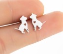 Boucles d'oreilles à clou pour femmes G116 doré