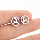 Boucles d'oreilles à clou pour femmes H815 6
