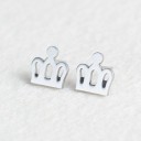 Boucles d'oreilles à clou pour femmes H830 10