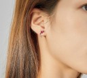 Boucles d'oreilles à clou pour femmes koi carpe 2