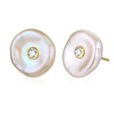Boucles d'oreilles à clou pour femmes perle A2748 5