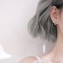 Boucles d'oreilles à clou pour femmes sirène 2