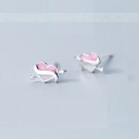 Boucles d'oreilles à clous en forme de cœur pour femmes R92 15