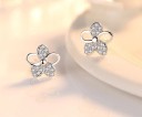 Boucles d'oreilles à clous pour femmes fleurs G1242 2