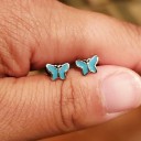 Boucles d'oreilles à clous pour femmes G1506 4