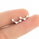 Boucles d'oreilles à clous pour femmes J159 18