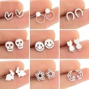 Boucles d'oreilles à clous pour femmes J159 1