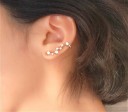 Boucles d'oreilles à contour pour femmes avec clip 2