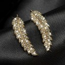 Boucles d'oreilles à plumes pour femmes 4