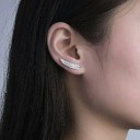 Boucles d'oreilles à plumes pour femmes 2