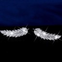 Boucles d'oreilles à plumes pour femmes 3