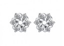 Boucles d'oreilles à puce femme fleur R130 1