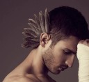 Boucles d'oreilles avec plumes 3