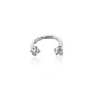 Boucles d'oreilles avec zircon G412 7