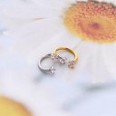 Boucles d'oreilles avec zircon G412 2