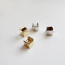 Boucles d'oreilles carrées pour femmes 2