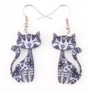 Boucles d'oreilles - chat J2924 8