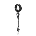 Boucles d'oreilles circulaires avec pendentif G652 4