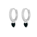 Boucles d'oreilles circulaires pour femmes avec pendentif G1019 20