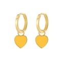 Boucles d'oreilles circulaires pour femmes avec pendentif G1019 8