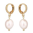 Boucles d'oreilles circulaires pour femmes avec pendentif G986 1