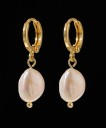 Boucles d'oreilles circulaires pour femmes avec pendentif G986 3