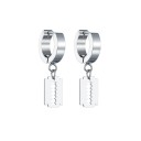 Boucles d'oreilles circulaires pour femmes avec pendentif H826 1