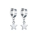 Boucles d'oreilles circulaires pour femmes avec pendentif H826 4