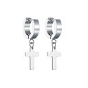 Boucles d'oreilles circulaires pour femmes avec pendentif H826 9