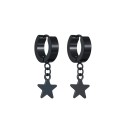 Boucles d'oreilles circulaires pour femmes avec pendentif H826 4