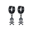 Boucles d'oreilles circulaires pour femmes avec pendentif H826 6