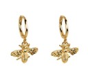 Boucles d'oreilles circulaires pour femmes avec pendentif R35 6